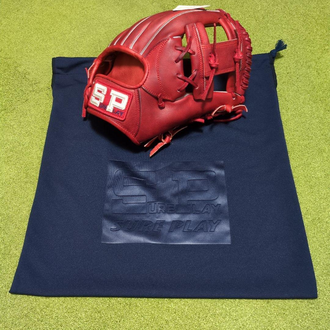 タグ付Sure Play硬式内野 和牛レザー 定価￥50,600