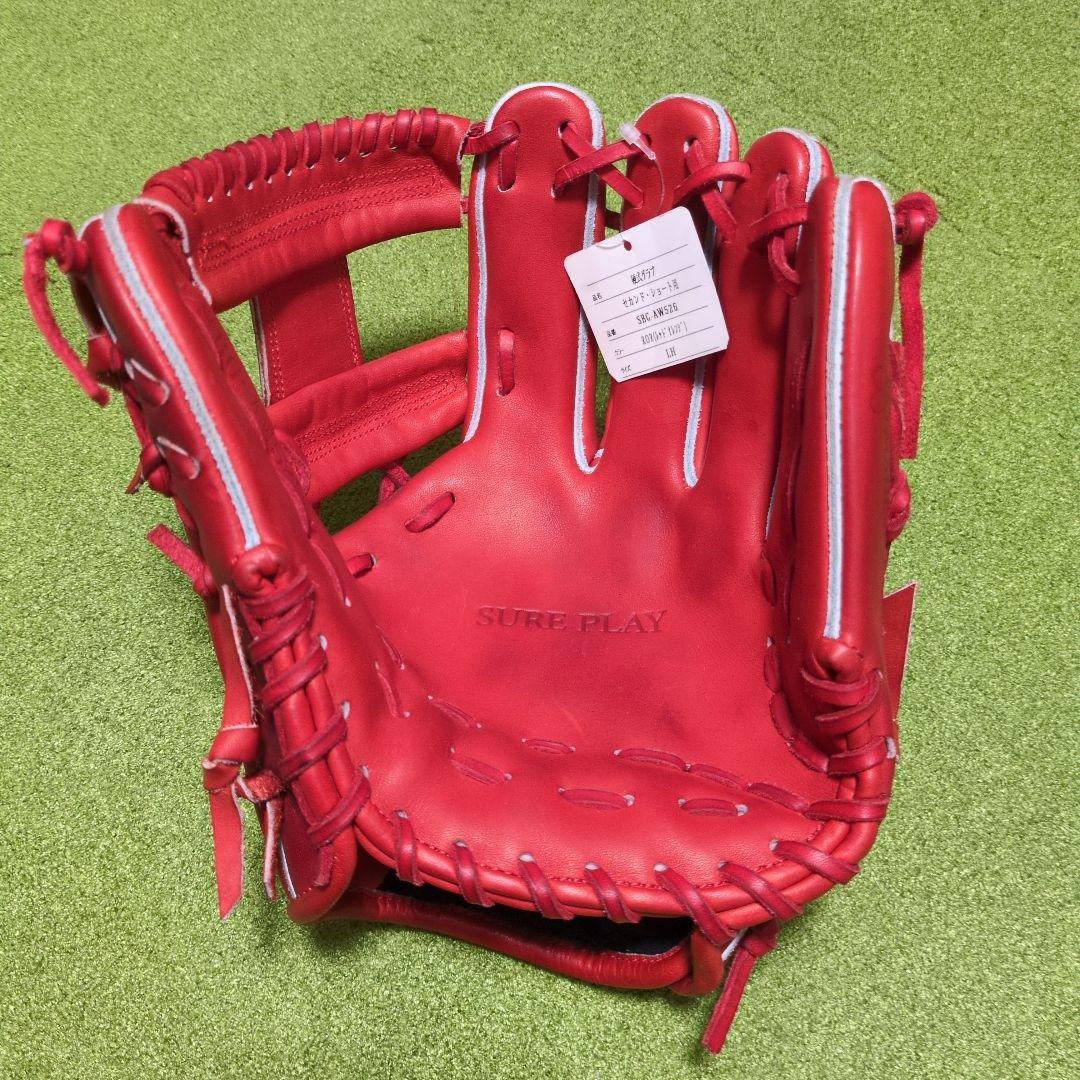 タグ付Sure Play硬式内野 和牛レザー 定価￥50,600