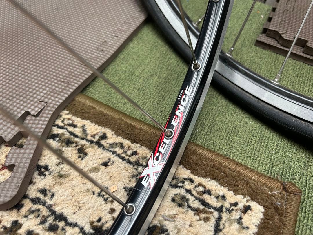 手組みホイール Suntour Alexeims クリンチャー