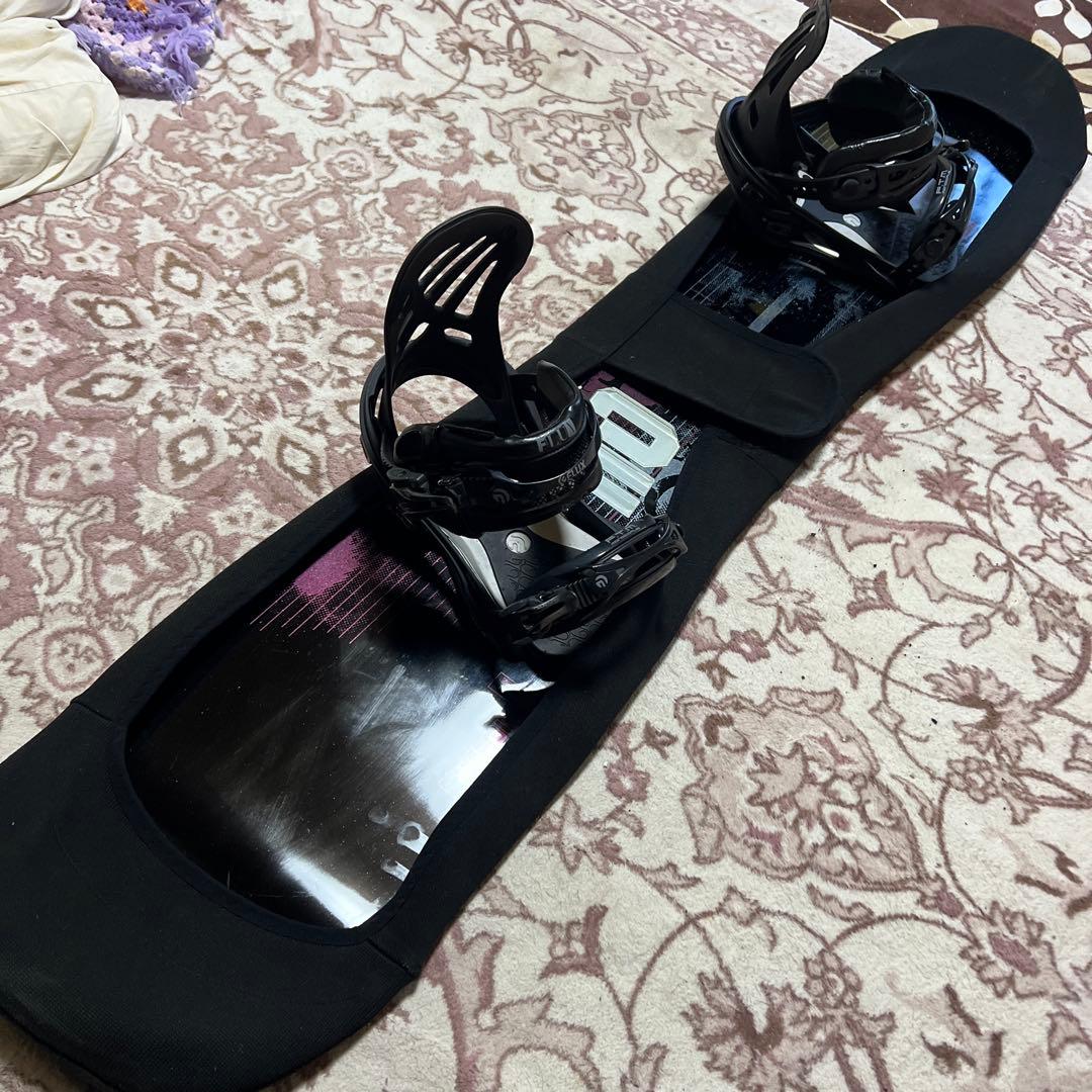 美品 011Artistic FLATKING 150cm スノーボードセット