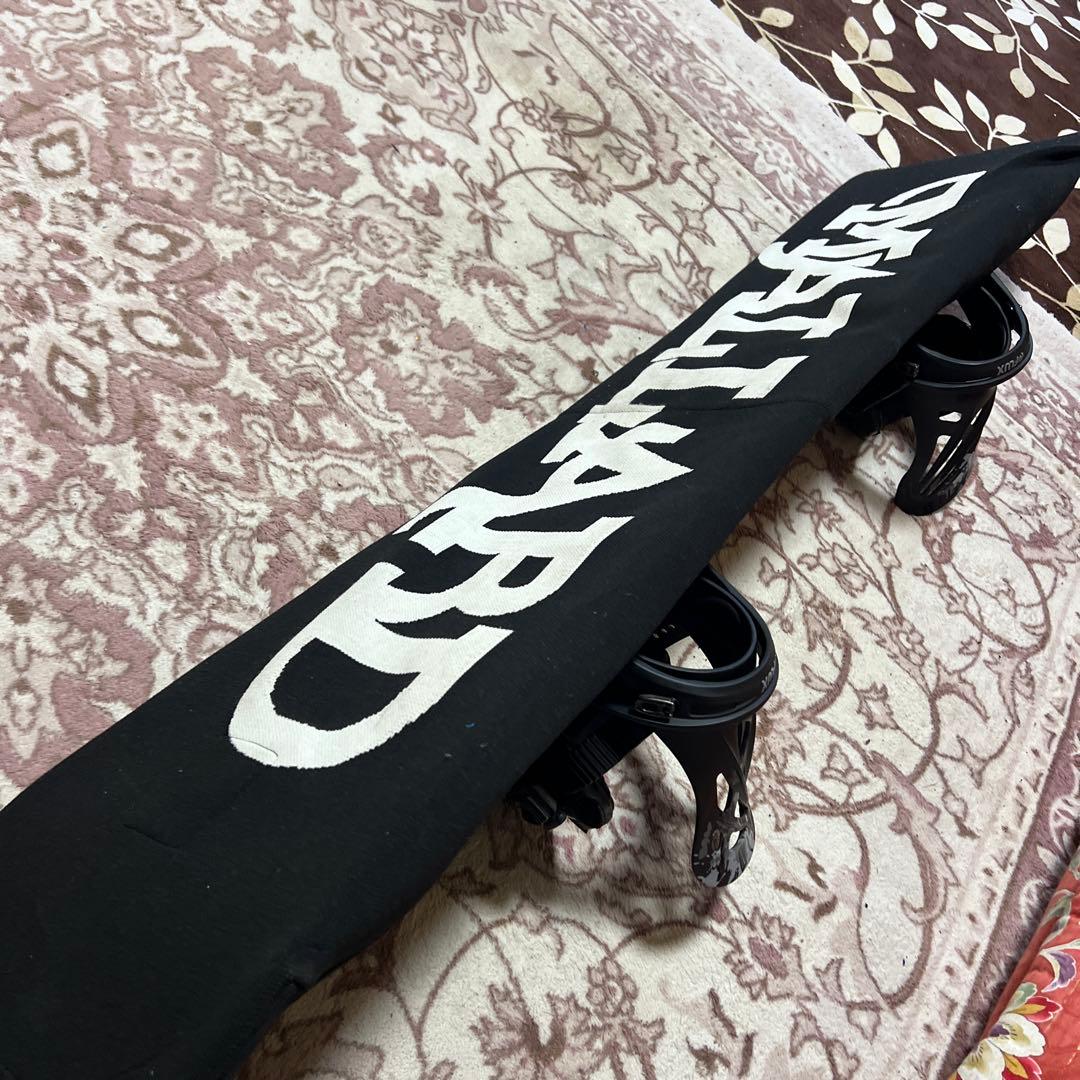 美品 011Artistic FLATKING 150cm スノーボードセット