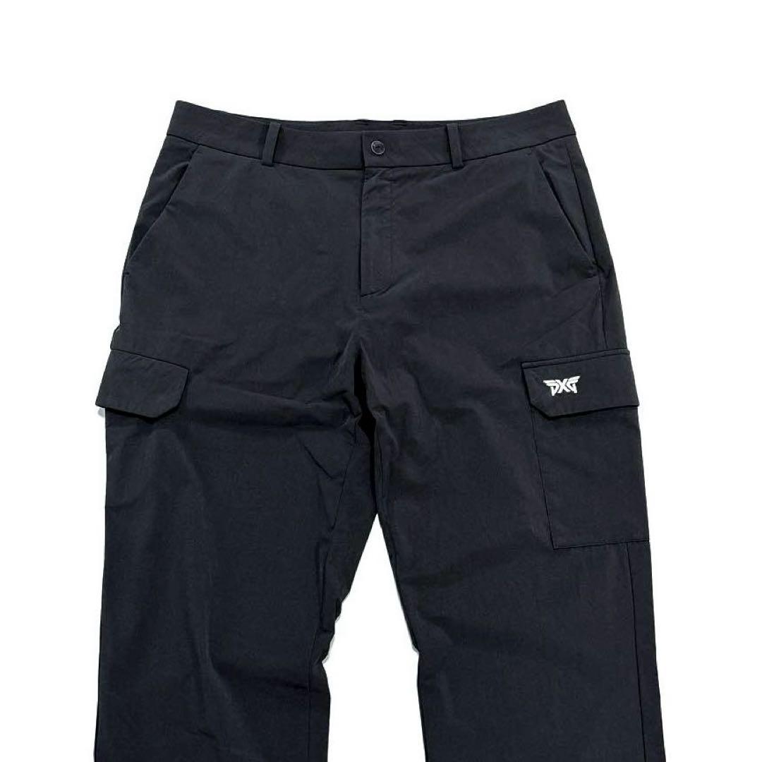 PXG ゴルフ　ロングパンツ　L ブラック　カーゴパンツ　春夏　メンズ