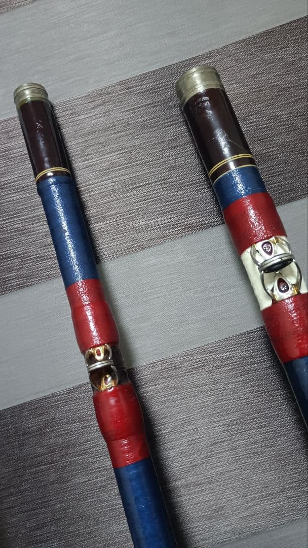 NFTスーパーボロン極翔石鯛525！4本継ぎ石鯛竿改造品