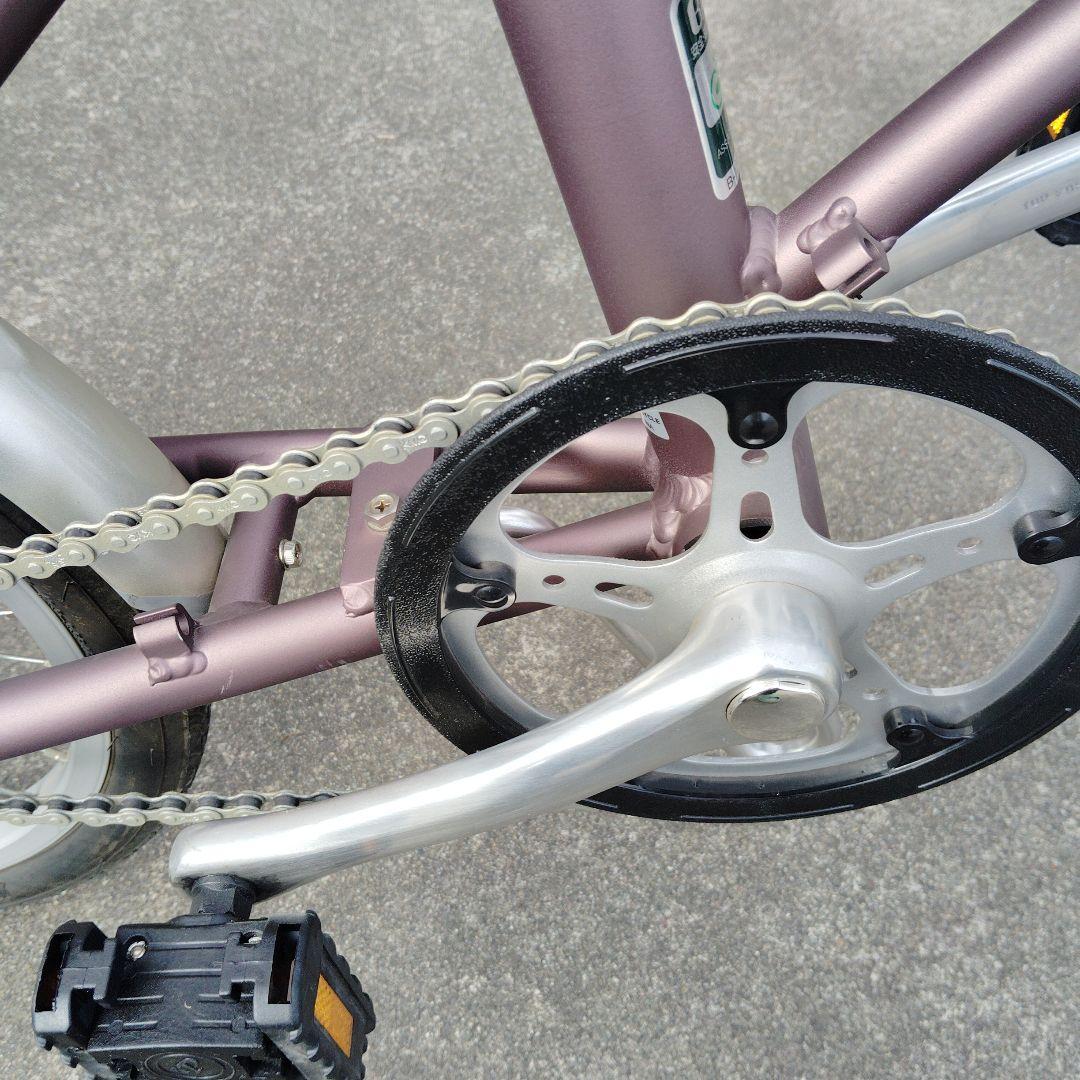 ブリヂストン　スニーカーライト160パープル　折りたたみ自転車