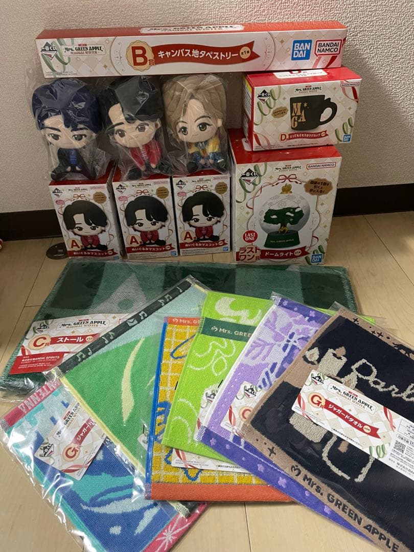 Mrs. GREEN APPLE 一番くじ　上位賞セット