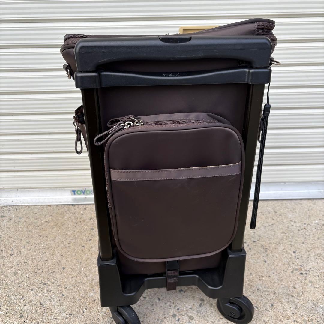 up/ SWANY スワニー トラベルキャリー ブラウン 旅行用品
