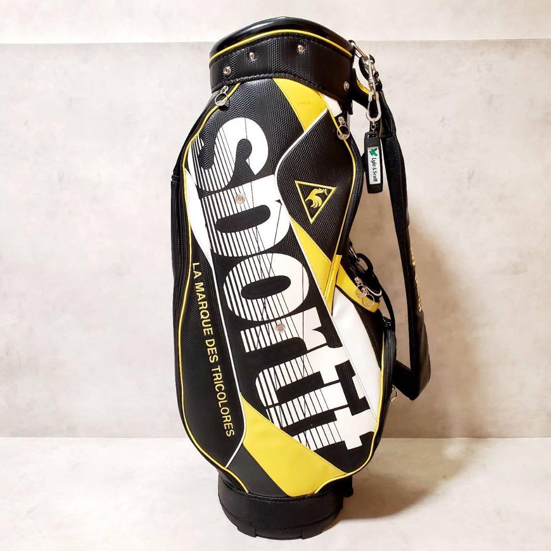 【良品】le coq sportif ゴルフバッグ キャディバッグ
