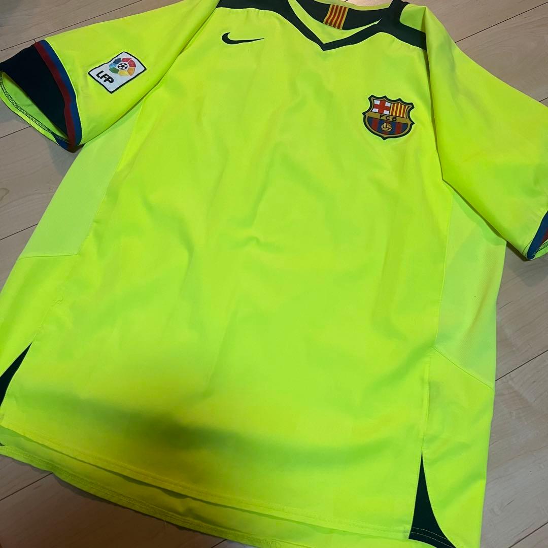 【極希少品】05/06 FCバルセロナNo.30リオネル・メッシAWAY