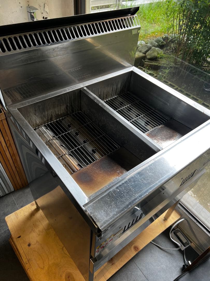 値下げ【マルゼン】【業務用】【中古】ガスフライヤー　MGF-C13WK*都市ガス