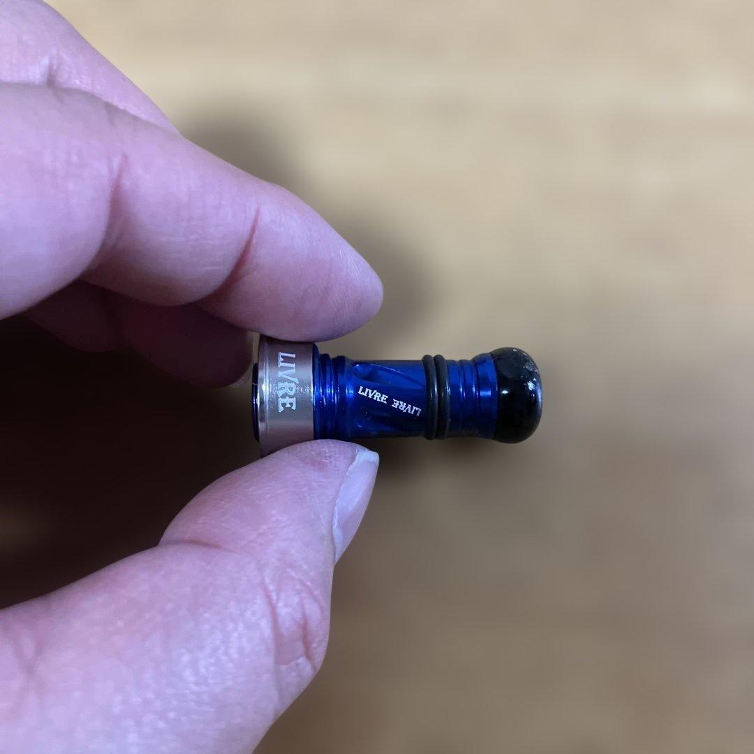 美品　ダイワ用　DLIVE ダブルハンドル リブレ　ショートバランサー　ブルー