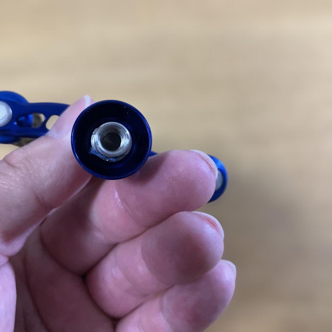 美品　ダイワ用　DLIVE ダブルハンドル リブレ　ショートバランサー　ブルー