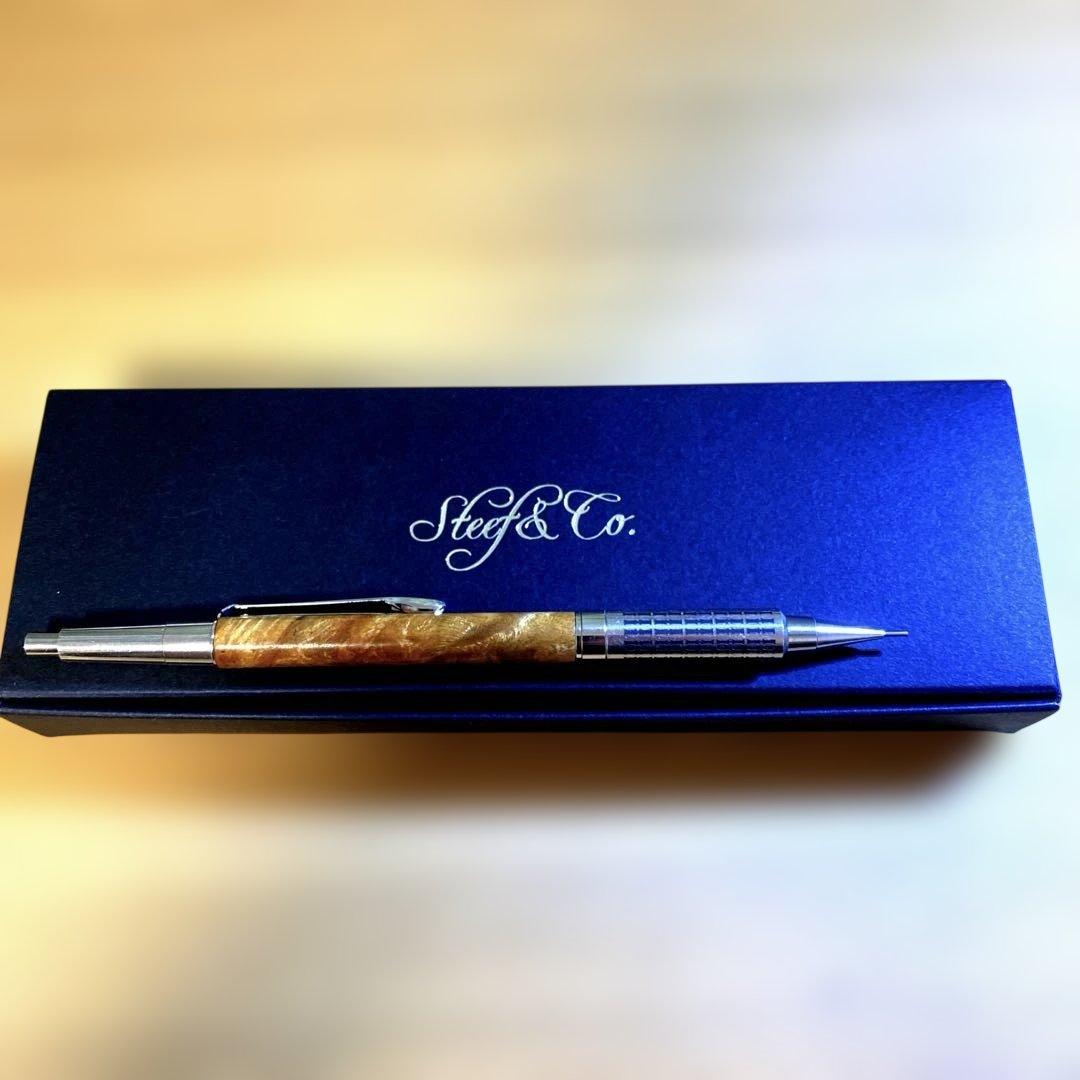 【新品】Steef＆Co　mk2極上マーブルウッド　シャープペンシル　pg5