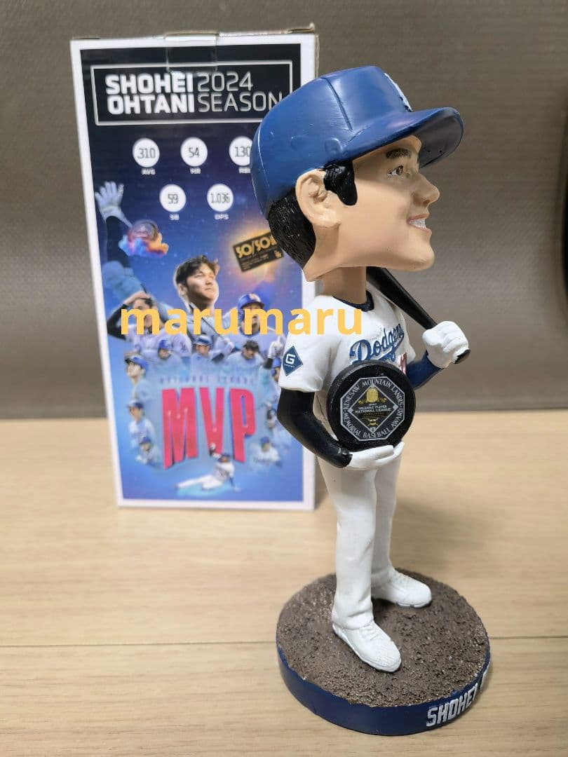 [本物]4月2日 4/2来場者限定 大谷翔平 2024 MVP ボブルヘッド ⓐ