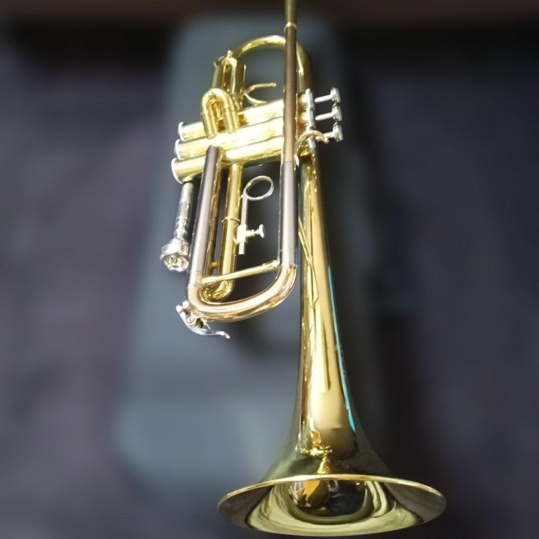 ミネルバ Minerva トランペット MTR-P ゴールド ケース付き 台湾製