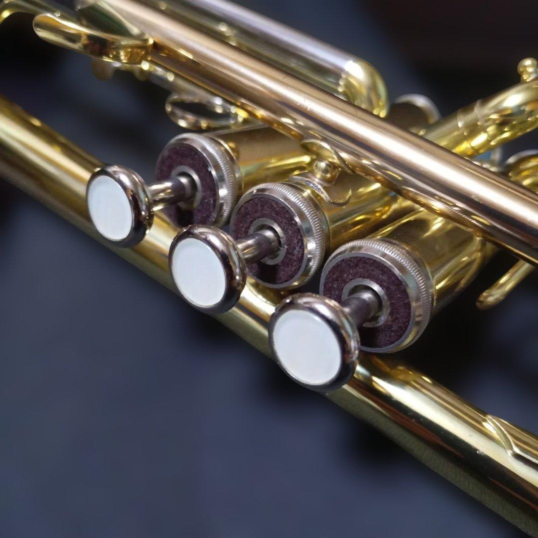 ミネルバ Minerva トランペット MTR-P ゴールド ケース付き 台湾製