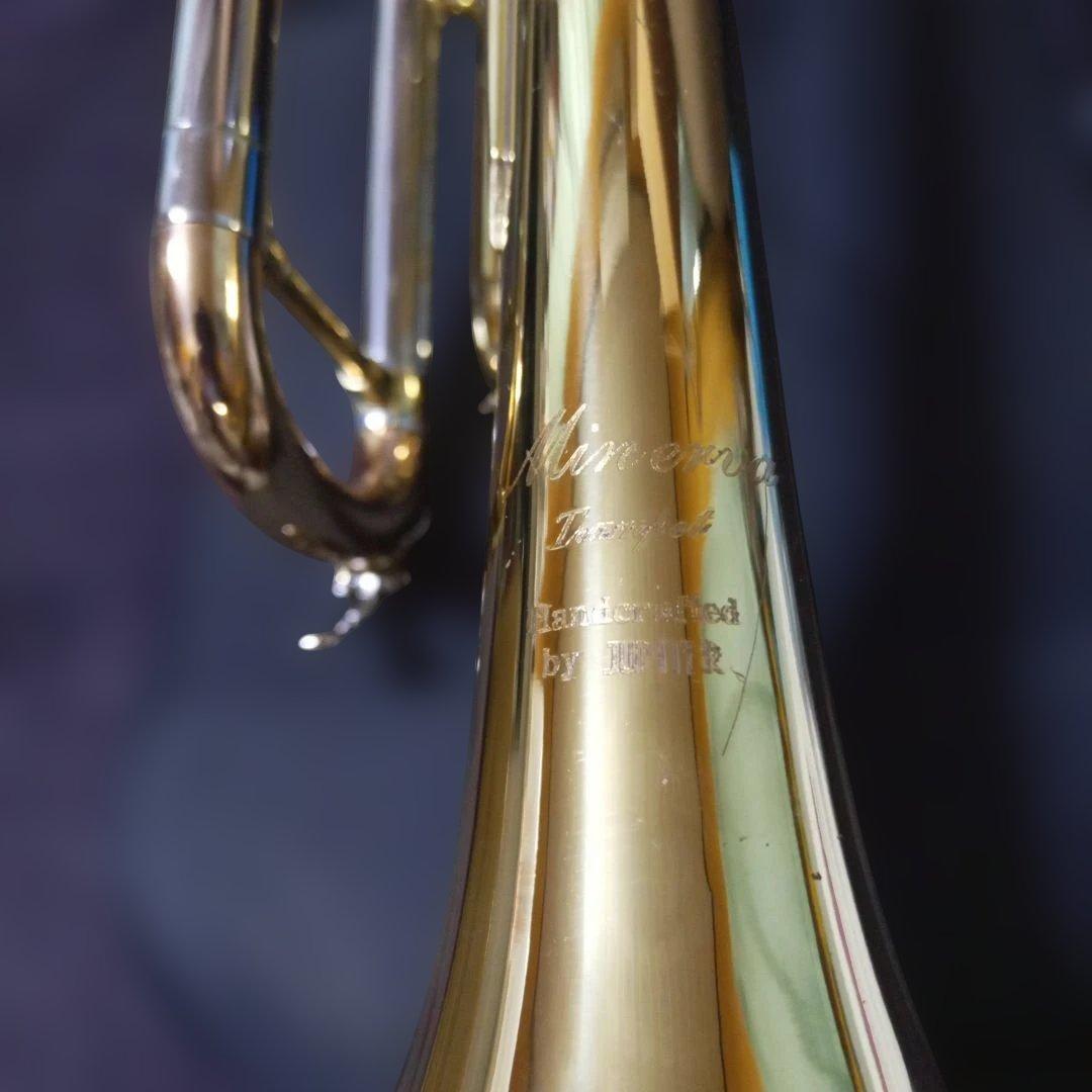 ミネルバ Minerva トランペット MTR-P ゴールド ケース付き 台湾製