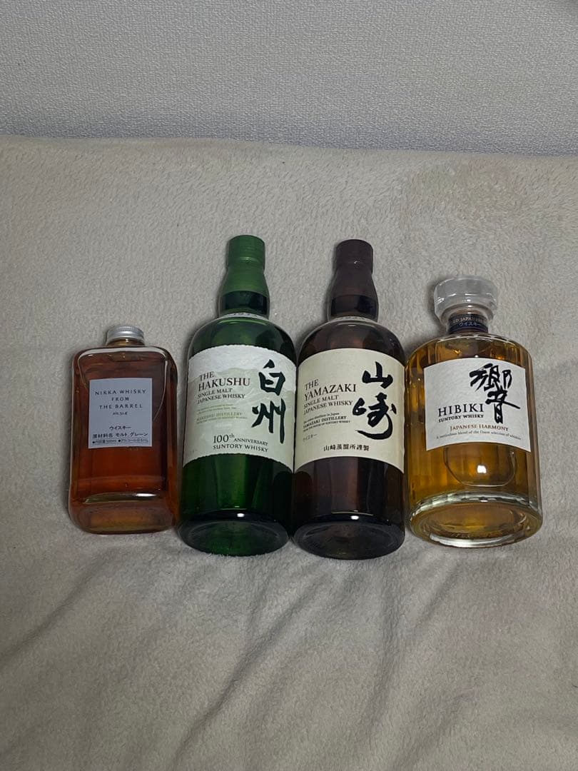 ジャパニーズウイスキー　響　山崎　白州　フロムザバレル