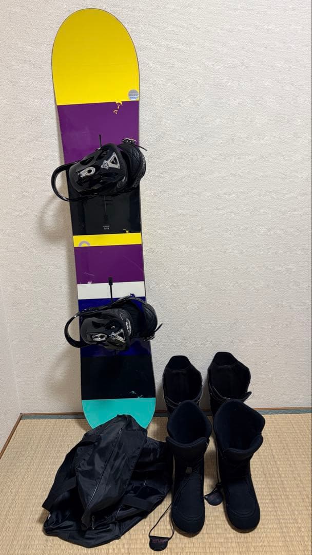 BURTON CUSTOM レディース 3点セット 148cm＋ブーツ24.5