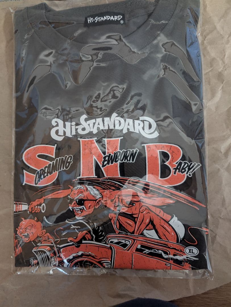 Hi-STANDARD SNB JACK-O Tシャツ HAZY BLACK