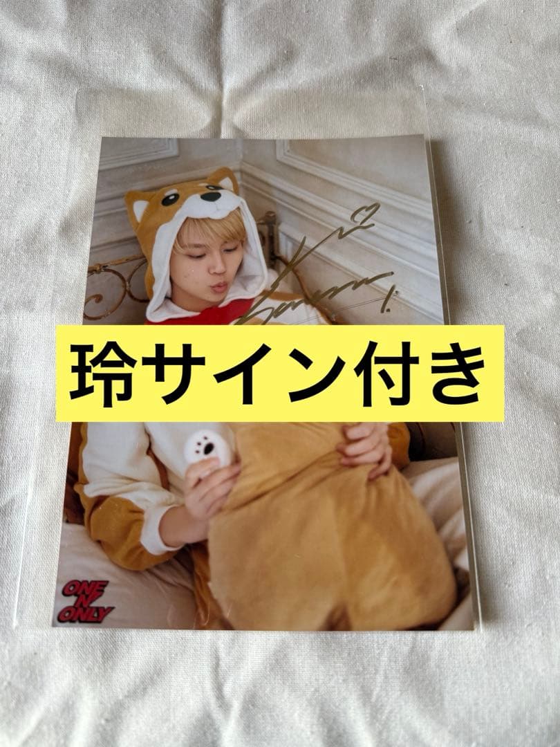 REI 生誕スクラッチ サイン 2Lフォト ONE N' ONLY