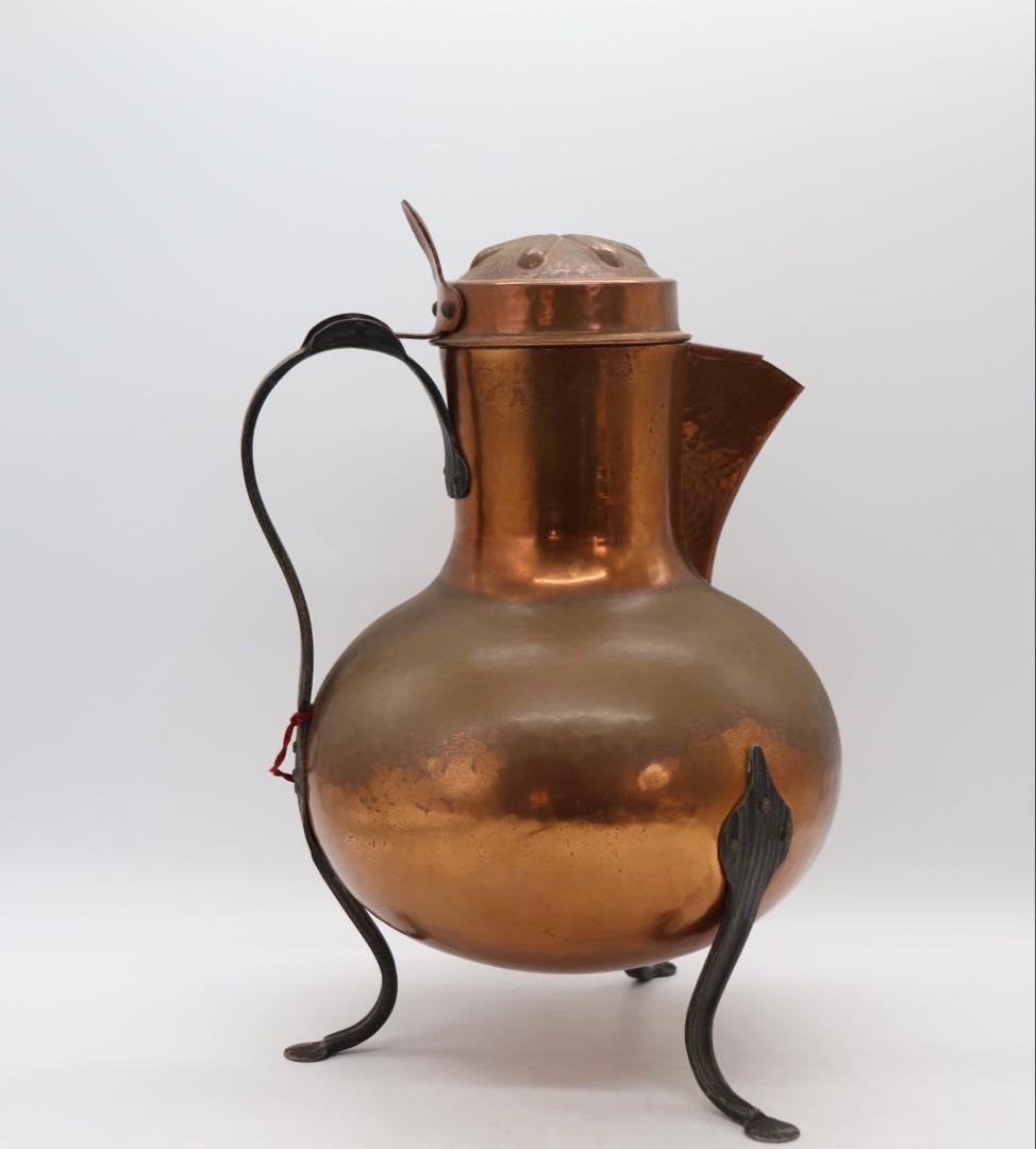 スイス製　銅製水注　アンティーク　インテリア　送料込み250331