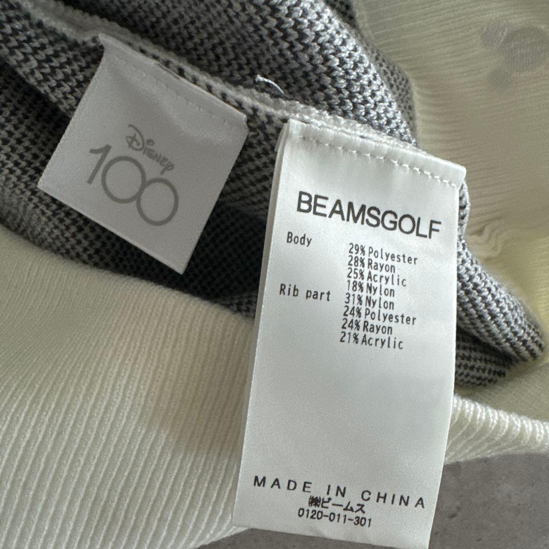 ビームスゴルフ　ミッキーコラボ　セーター