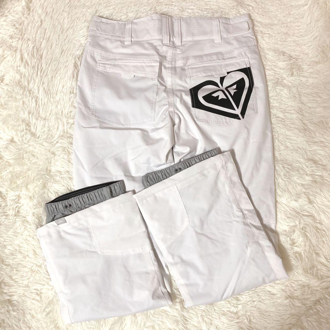 ROXY ホワイト スノーボードウェアパンツ Mサイズ未使用レディース