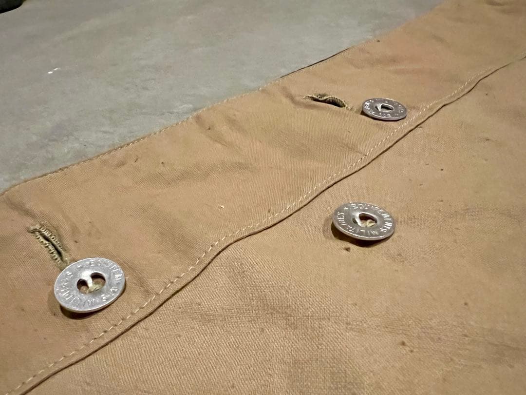 ②50s フランス軍 リザードカモ ポンチョテント ツェルトバーン 実物 軍幕