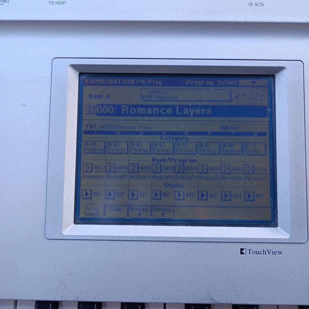 KORG TRITON Pro シンセサイザー シルバー