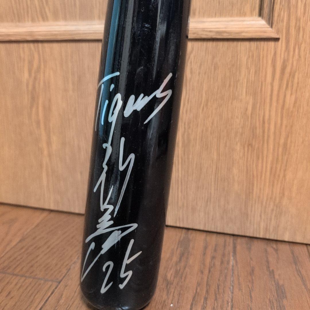 阪神タイガース サイン入りバット 新井貴浩