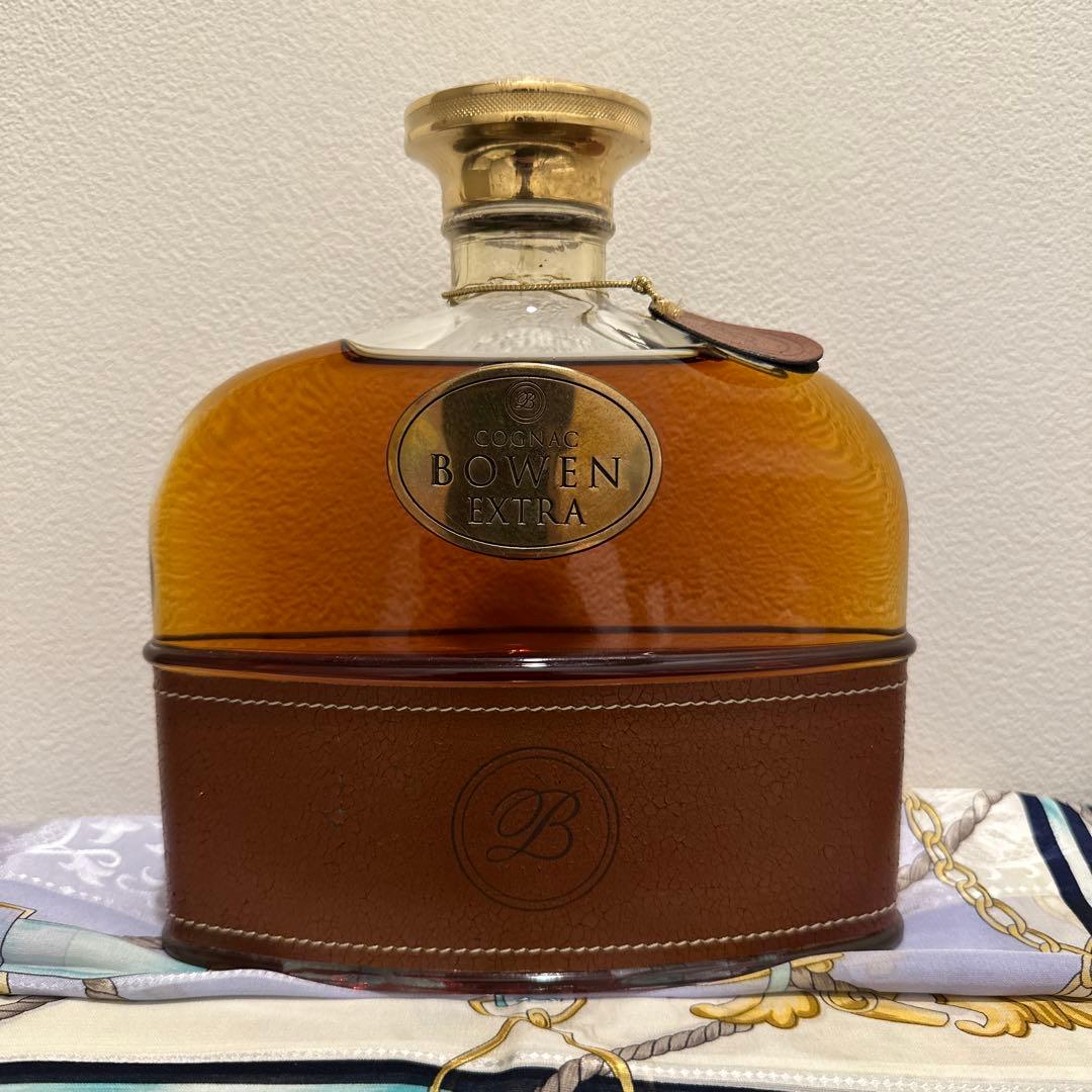 新年会に高級なお酒BOWEN EXTRAコニャック レザーラッピング