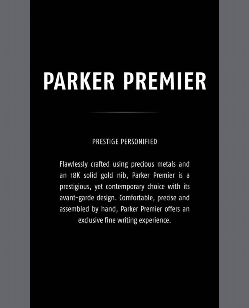 【新品】 パーカー プリミエ デラックス GT 万年筆 18金 M 中字