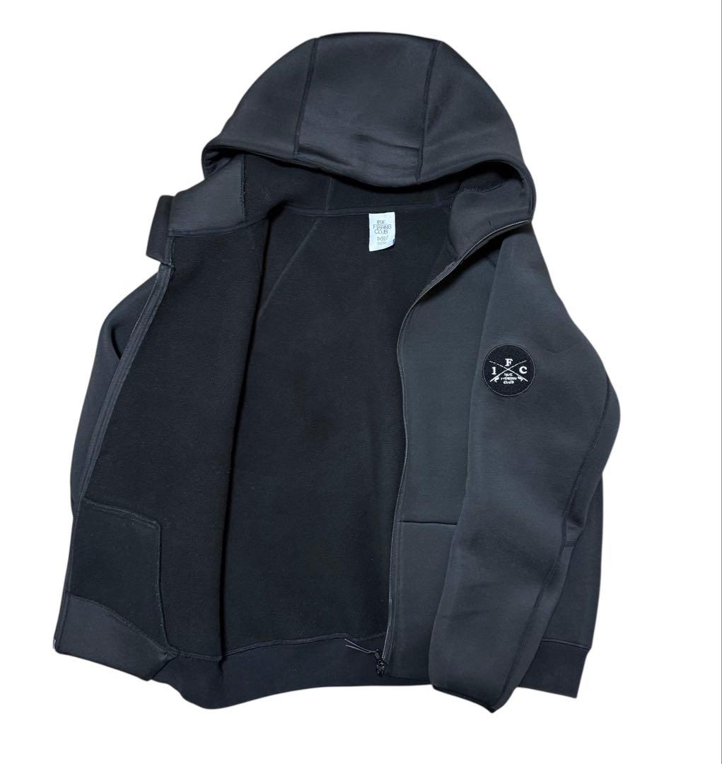 【IRIE FISHING CLUB 】フルジップパーカー　ブラック　XL