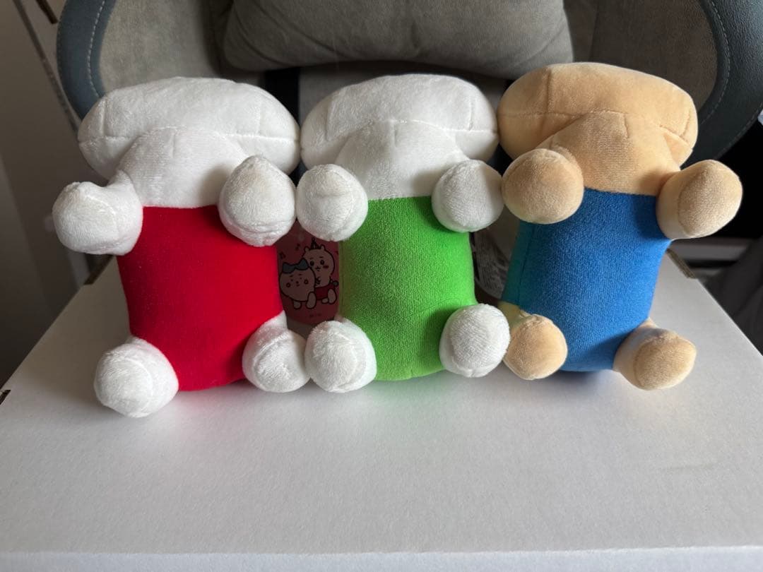 ちいかわ　ぴーぽぽ　タグ付き　パーティーキャラクターぬいぐるみセット