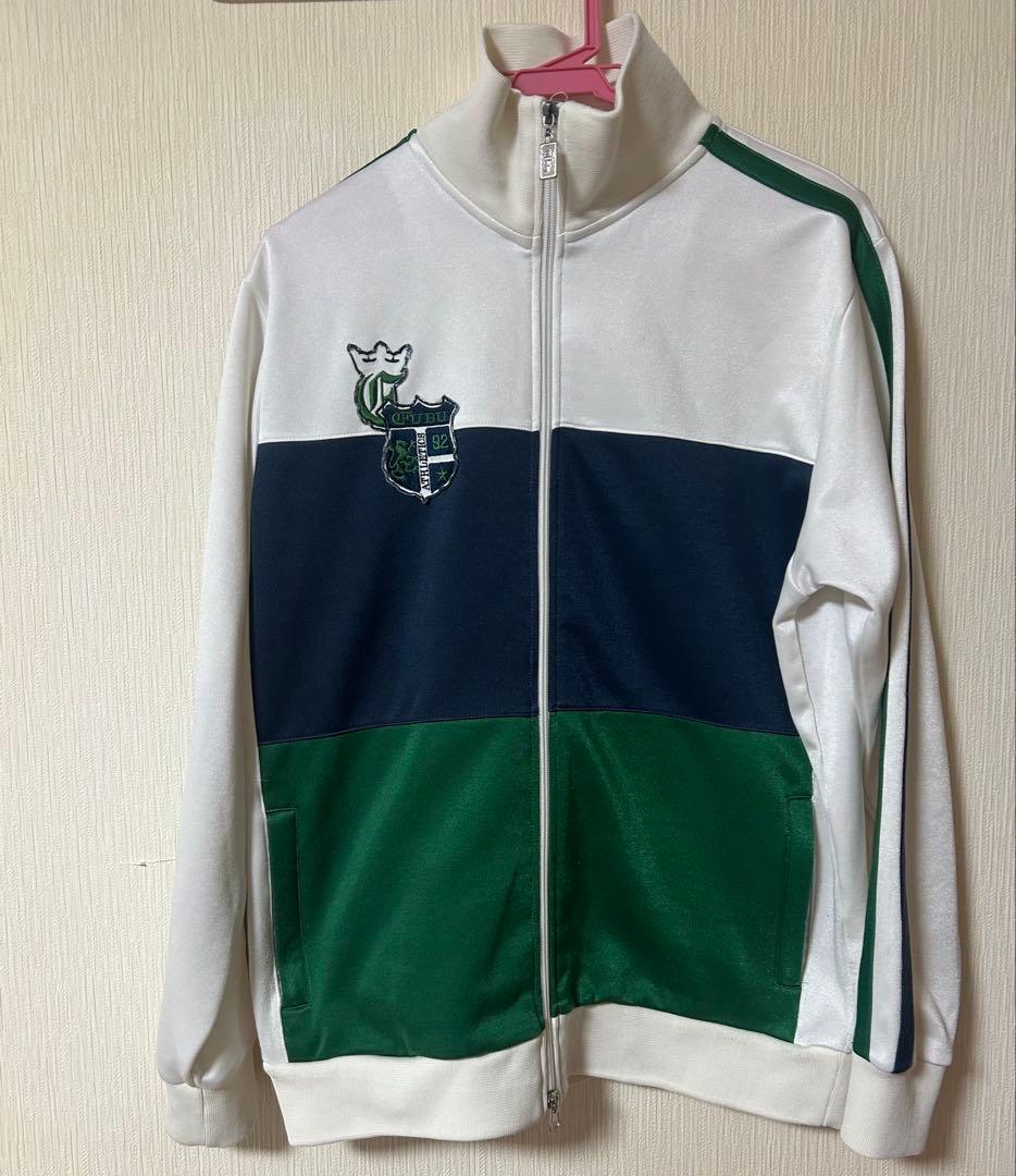 90s FUBU フブ トラックジャケット ジャージ 刺繍ロゴ ワッペン M