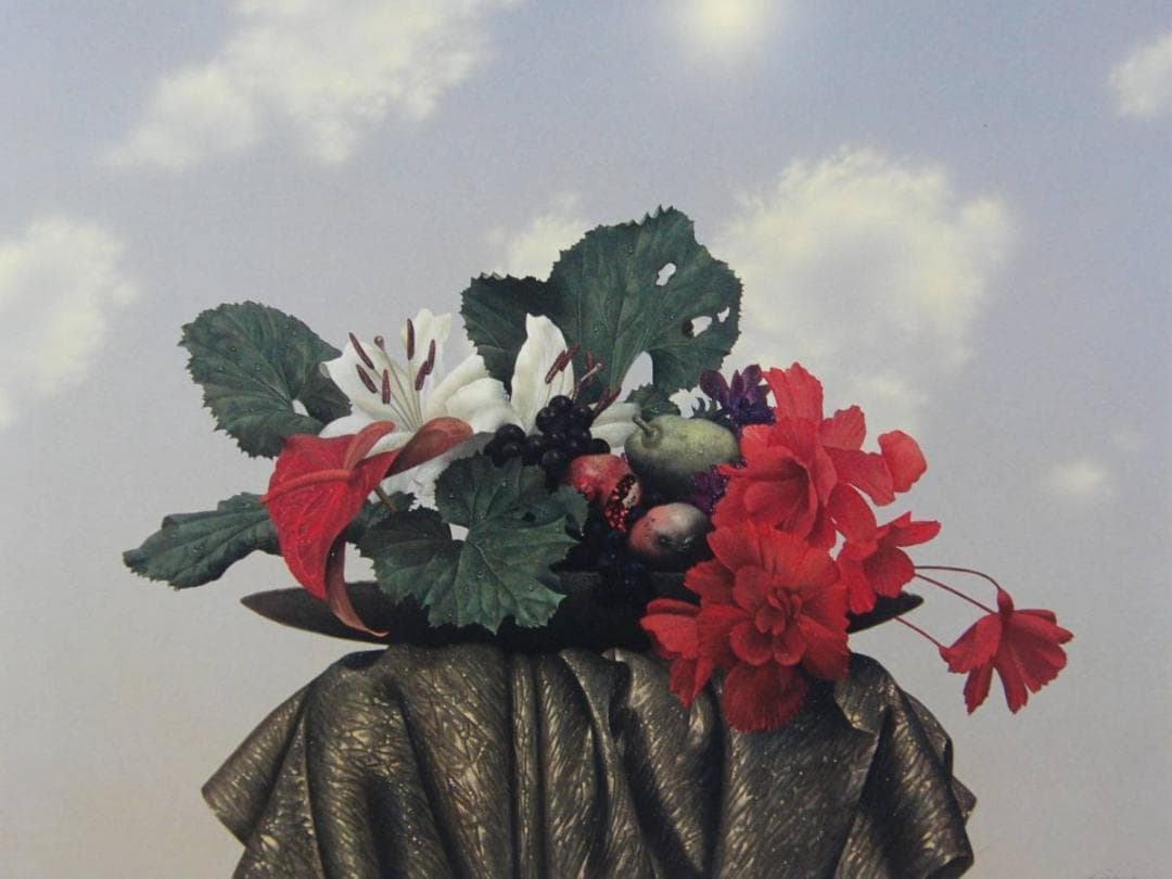 田中芳照、果実、希少な額装用画集より、新品高級額装付、状態良好