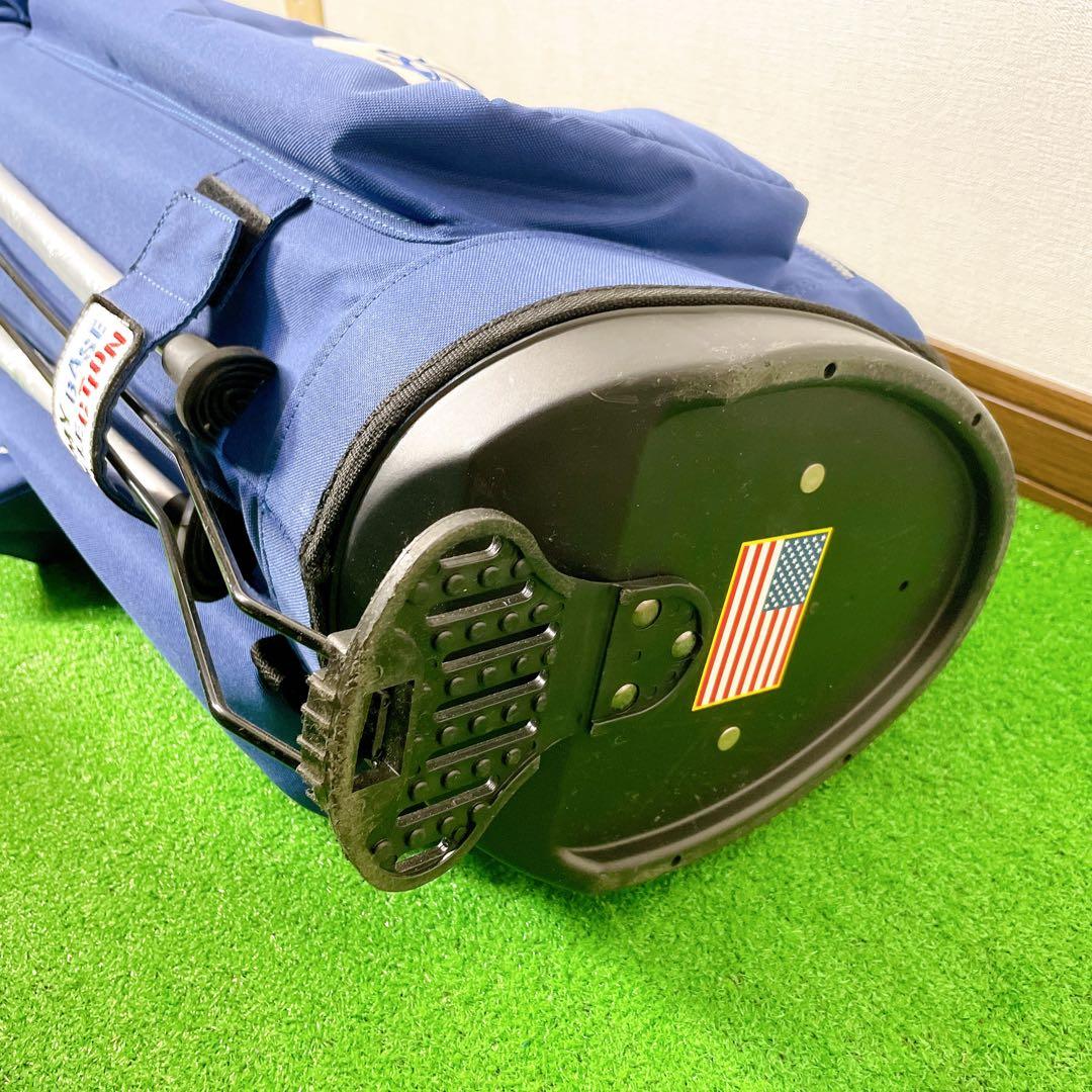 美品　アーミーベースコレクション　デニム　スタンドキャディバック　アイアンカバー