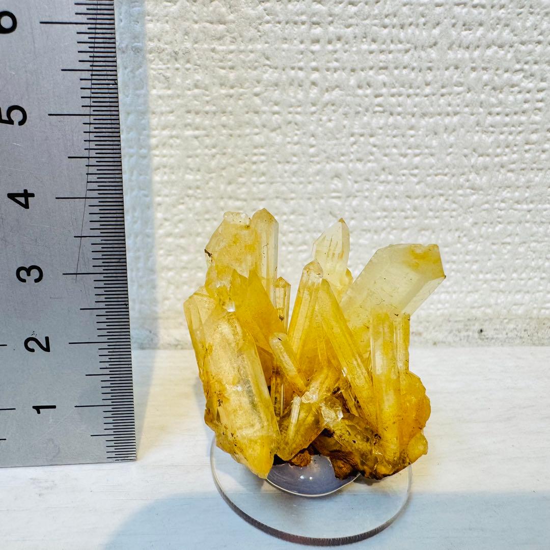 レモン水晶 国産鉱物 奈良 希少 クラスター ハイクラス