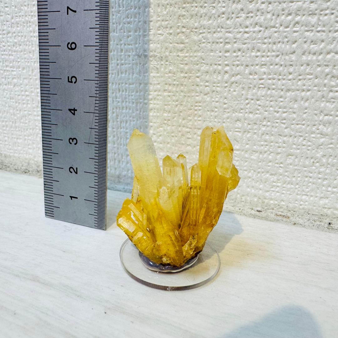 レモン水晶 国産鉱物 奈良 希少 クラスター ハイクラス