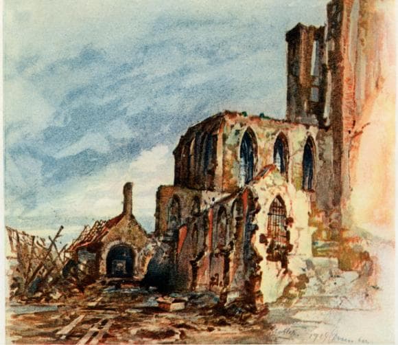 アドルフ・ヒトラーが描いた絵画額装