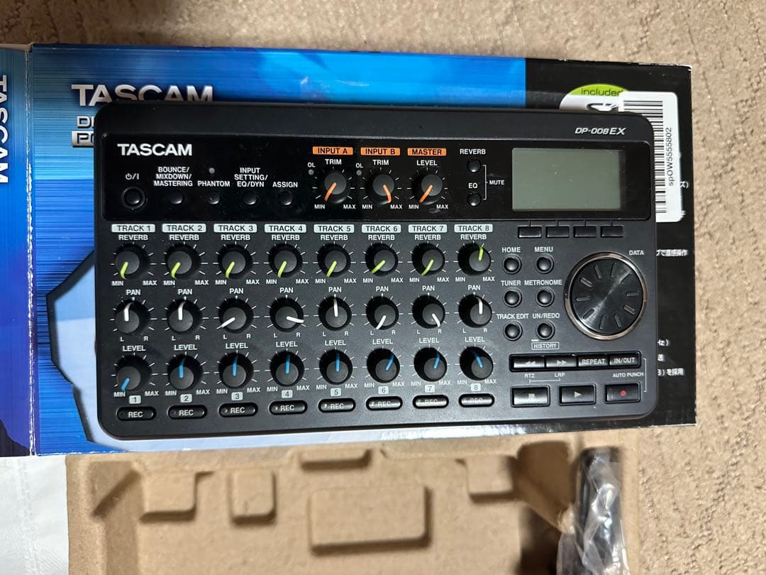 TASCAM DP-008EX 8トラックデジタルMTR