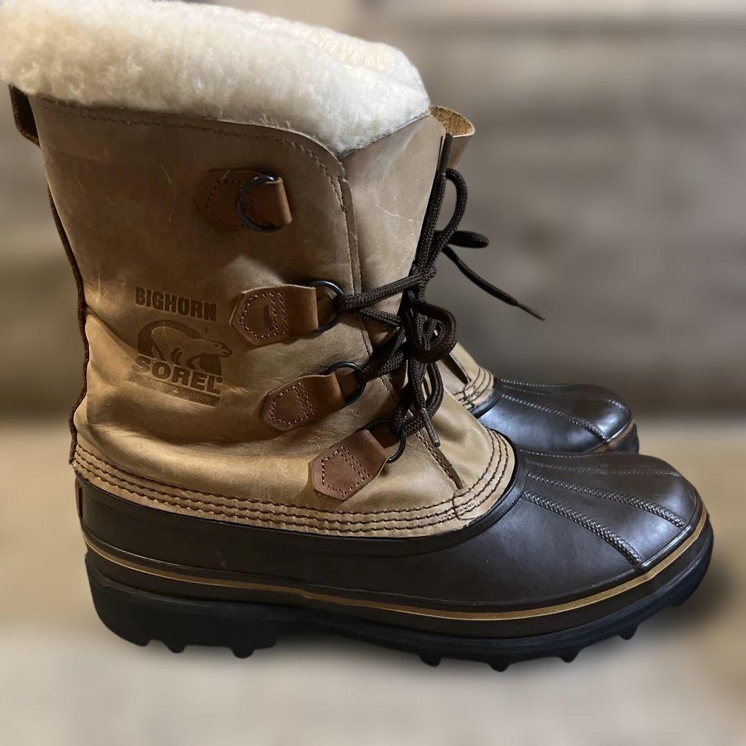 美品　SOREL BIGHORN ソレル　スノーブーツ　スノー　ブーツ　登山