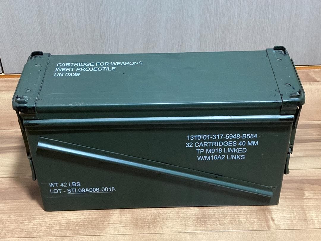 最終値下げ【放出品】米軍・UN調達品 アンモボックス 40MMグレネード弾用