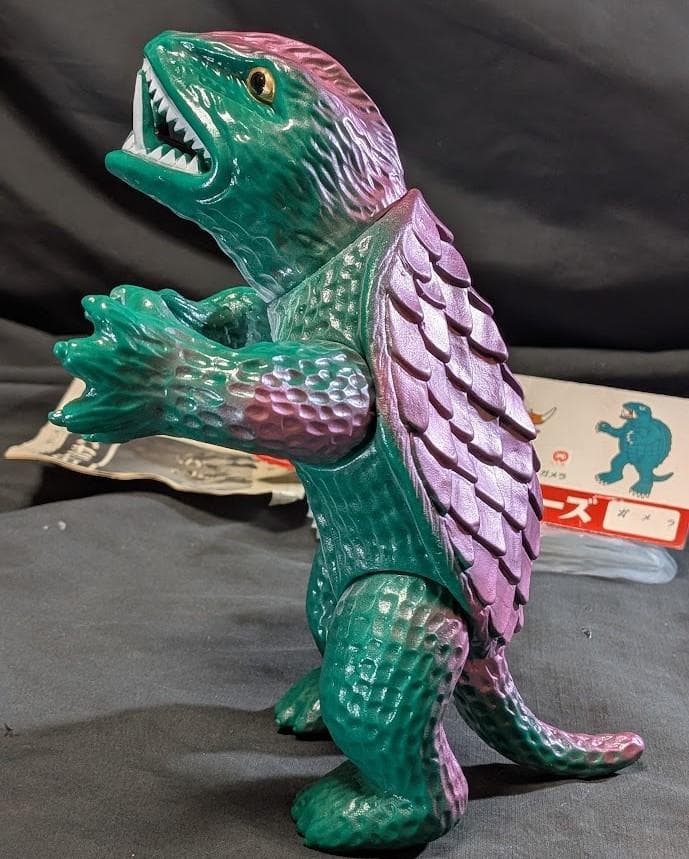 昭和ガメラ（日東復刻・マルサン）ヘッダー・外袋付 ソフビフィギュア
