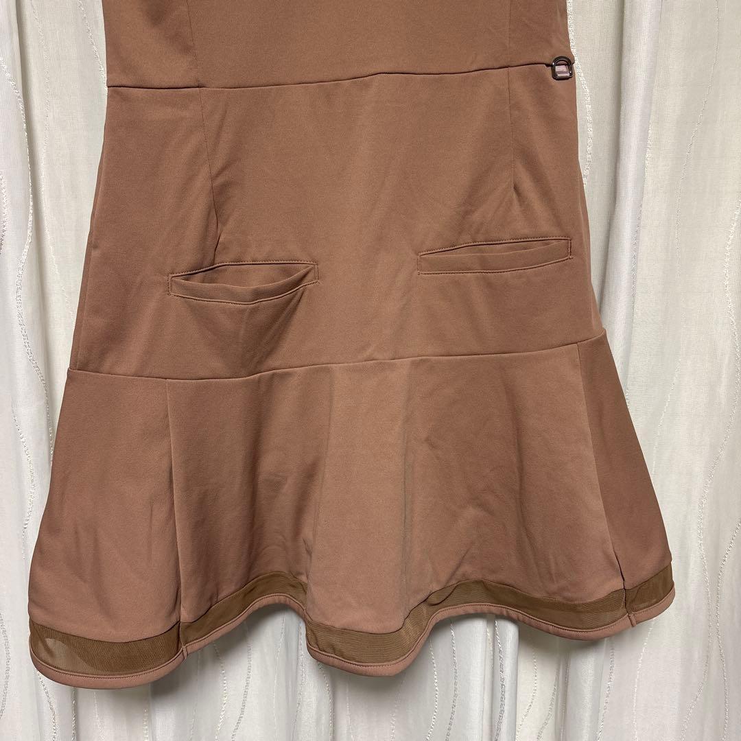 最終値下げ　Descente ノースリーブワンピース、バイザーセット