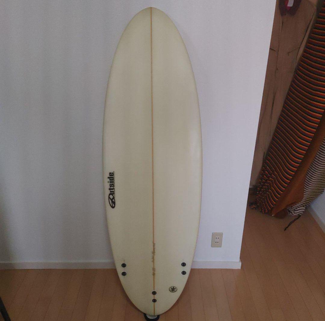 outside アウトサイド 5'4 ショートボード トライフィン ケース付き