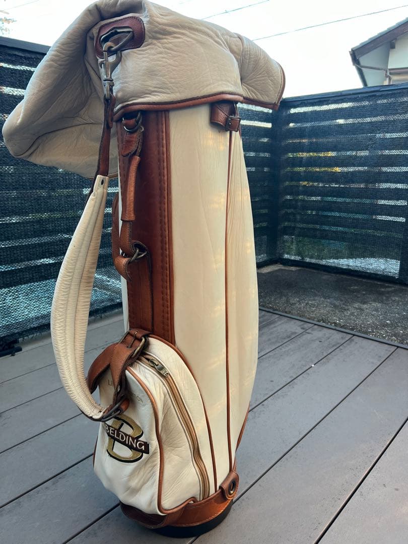 Belding 限定版キャディバッグ 3/5本革製
