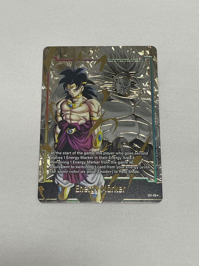 フュージョンワールド エナジーマーカー パラレル 孫悟飯　ブロリー　悟空ブラック