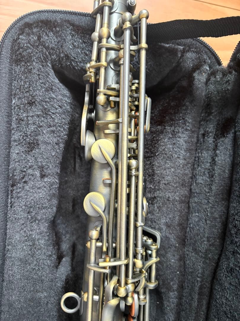 【送料込みなのでこちら価格で！】【美品】カドソン　ソプラノサックス　ケース付