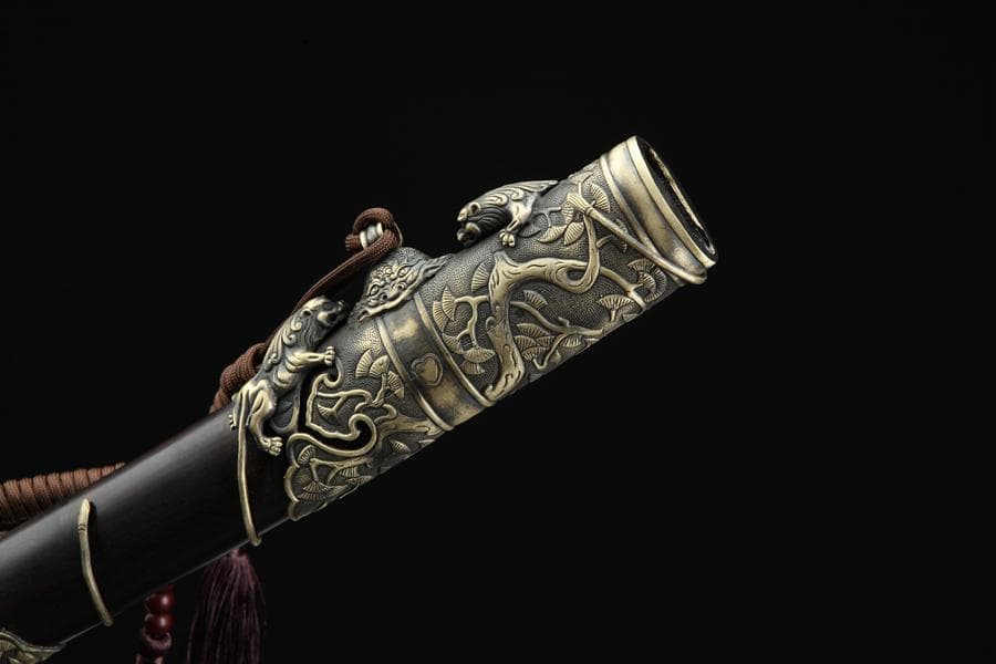 九獅子の軍刀 日本刀 模造刀 居合刀 武士道 武蔵 鑑賞用 手鍛造打